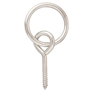 Weaver Leather Barcoded 10151 Screw Eye with Ring, 2" 1 Weaver Leather Barcoded 10151 Screw Eye with Ring, 2"