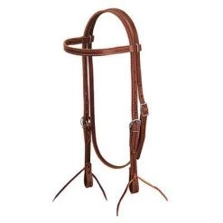 Weaver Leather Latigo Leather Browband Headstall 5/8"
