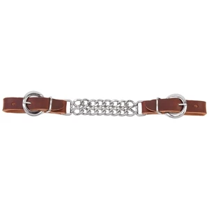 Weaver Leather 4-1/2" Double Flat Link Chain Curb Strap 1 Weaver Leather 4-1/2" Double Flat Link Chain Curb Strap