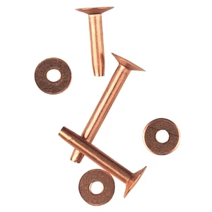Weaver Leather Copper Rivets and Burrs (#9) 1/2" 1 Weaver Leather Copper Rivets and Burrs (#9) 1/2"