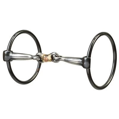 Weaver Leather Ring Snaffle Bit with 5" Dogbone Mouth 1 Weaver Leather Ring Snaffle Bit with 5" Dogbone Mouth