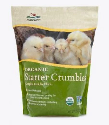 MannaPro Organic Chick Starter Crumbles, 5lb. 1 MannaPro Organic Chick Starter Crumbles, 5lb.