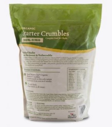 MannaPro Organic Chick Starter Crumbles, 5lb. 2 MannaPro Organic Chick Starter Crumbles, 5lb. - Image 2