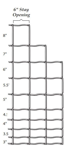 OK Brand 12 Gauge 47" Select Hinge-Joint Field Fence 3 OK Brand 12 Gauge 47" Select Hinge-Joint Field Fence - Image 3