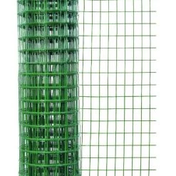 Origin Point 24x50 16-Gauge Green Vinyl Coated Garden Fence