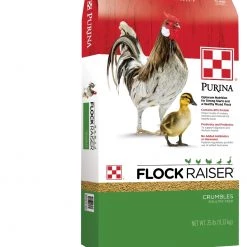 Purina Flock Raiser Crumbles Poultry Feed - 50 lbs