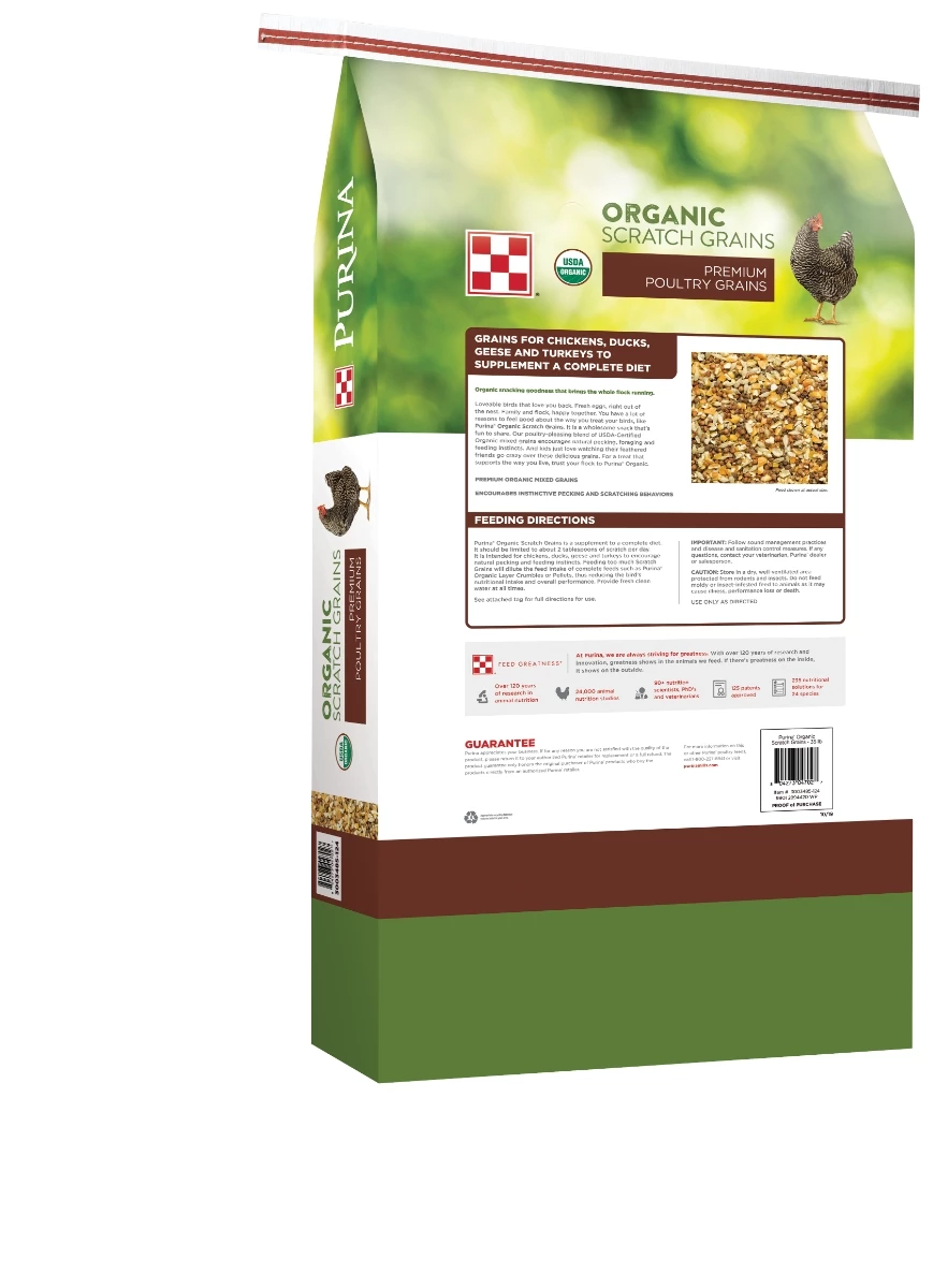 Purina Organic Scratch Grains 35lb - Image 2