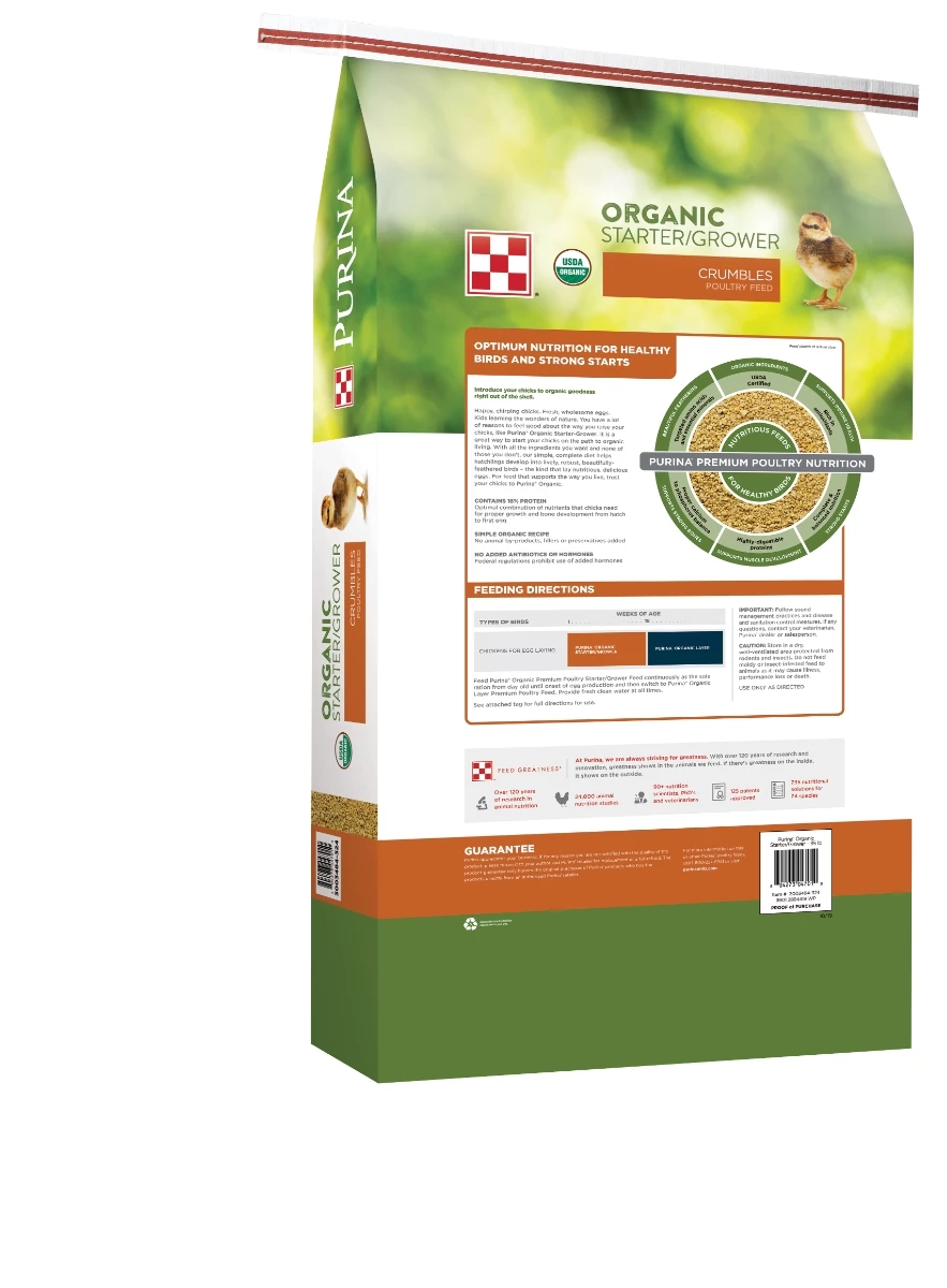 Purina Organic Starter-Grower - 35 lbs - Image 2