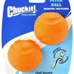 Chuckit! Medium Fetch Balls, 2-Pack, Assorted