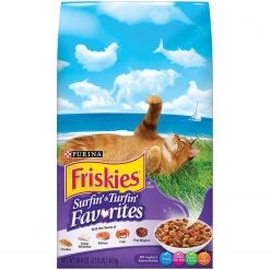 Friskies Surfin' & Turfin' Favorites Dry Cat Food - 3.15 LB