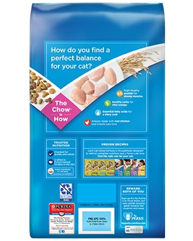 Purina Cat Chow, Complete Formula Cat Food - 15 LBS 2 Purina Cat Chow, Complete Formula Cat Food - 15 LBS - Image 2