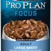 Purina ProPlan FOCUS® Adult Large Breed Beef & Rice Entrée Chunks in Gravy - 13 oz