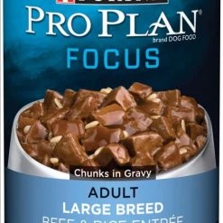 Purina ProPlan FOCUS® Adult Large Breed Beef & Rice Entrée Chunks in Gravy - 13 oz