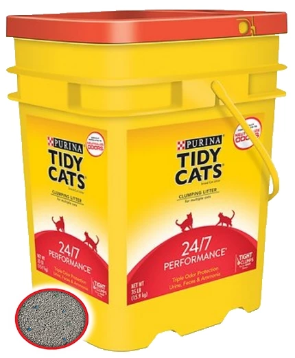 Tidy Cats 24/7 Continuous Odor Control Scoopable Litter, 35 lbs. 1 Tidy Cats 24/7 Continuous Odor Control Scoopable Litter, 35 lbs.
