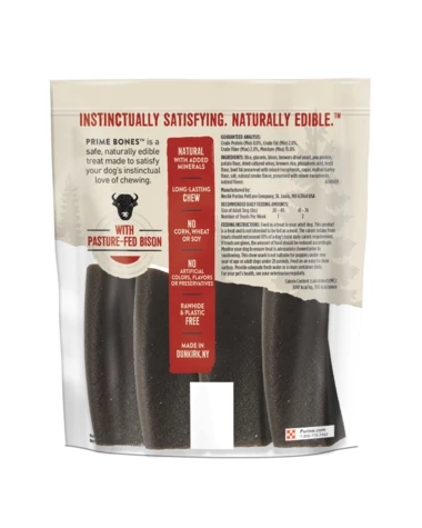 Prime Bones Rawhide-Free Medium Dog Filled Chew With Pasture-Fed Bison 2 Prime Bones Rawhide-Free Medium Dog Filled Chew With Pasture-Fed Bison - Image 2