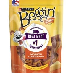Purina Beggin' Strips Bacon & Cheese Flavor Dog Treats - 6 oz