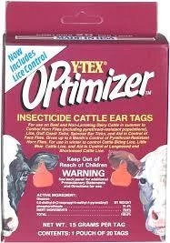 Y-Tex OPtimizer InsecticideTag, 20 ct. 1 Y-Tex OPtimizer InsecticideTag, 20 ct.