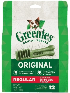 GREENIES Original Dog Dental Treats - 12 oz 1 GREENIES Original Dog Dental Treats - 12 oz