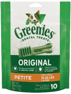 GREENIES™ Original Petite Dog Dental Treats - 6 oz 1 GREENIES™ Original Petite Dog Dental Treats - 6 oz