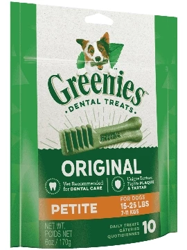 GREENIES™ Original Petite Dog Dental Treats - 6 oz 2 GREENIES™ Original Petite Dog Dental Treats - 6 oz - Image 2