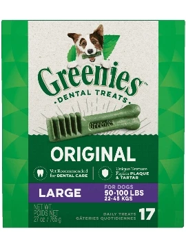 GREENIES Original Dog Dental Treats - 27 oz 1 GREENIES Original Dog Dental Treats - 27 oz