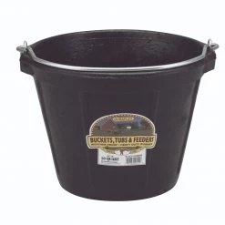 Little Giant DF-10 10 Quart All-Purpose Rubber Pail