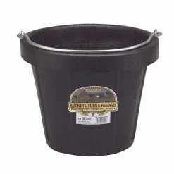 Little Giant DF-12 12 Quart Heavyweight Rubber Pail