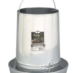 Miller 30-Pound Hanging Metal Poultry Feeder