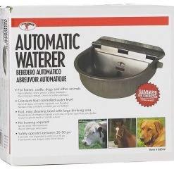 Miller Galvanized Steel Automatic Stock Waterer -Outlet Farm & Pet Store 2951063 1