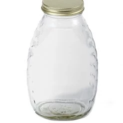 Miller HJAR16 16 Ounce Glass Jar w/Lid – 12 Pack