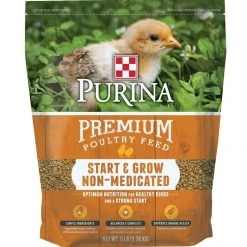 Purina Start & Grow Non-Medicated Chicken Feed, 5 lbs