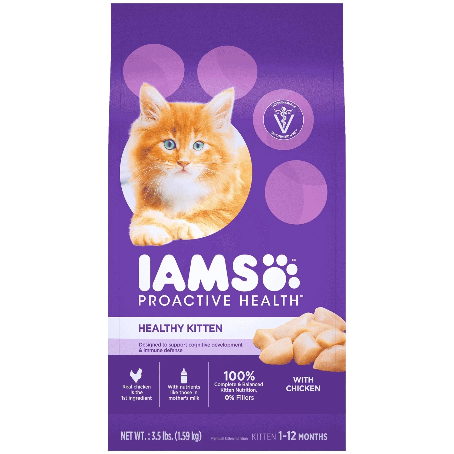 IAMS ProActive Health Healthy Kitten Cat Food - 7 LBS 1 IAMS ProActive Health Healthy Kitten Cat Food - 7 LBS