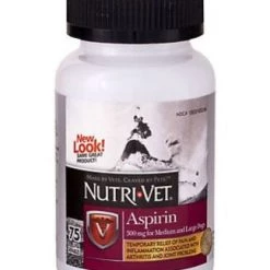 Nutri-Vet Dog Aspirin Chewables for Medium and Large Dogs, 75 ct.