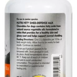Nutri-Vet Shed-Defense Max Chewable Tablets, 60 ct. -Outlet Farm & Pet Store 36400565 2