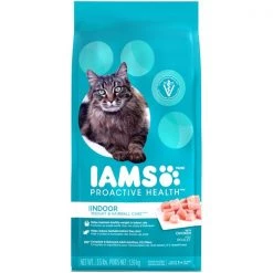 IAMS Proactive Health Indoor Weight & Hairball Care with Chicken Adult 1+ Years Premium Cat Food - 3.5 lbs