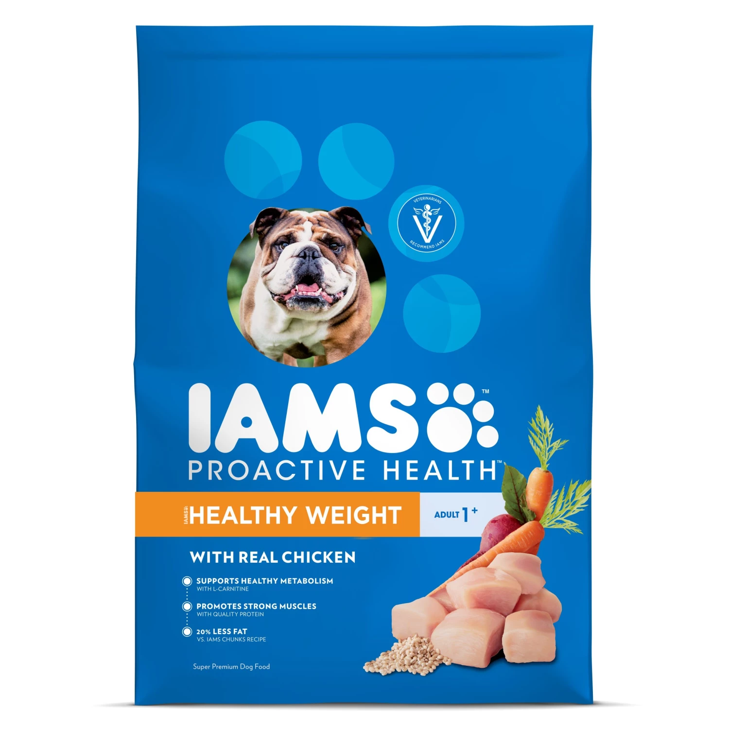 IAMS Proactive Health Adult Healthy Weight Dog Food - 15 LBS 1 IAMS Proactive Health Adult Healthy Weight Dog Food - 15 LBS
