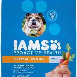 Iams Proactive Health Chicken Adult Dry Dog Food for Healthy Weight – 29.1 lbs