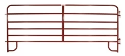 Tarter 6-Bar Economy 8' Corral Panel, 1 3/4" Red
