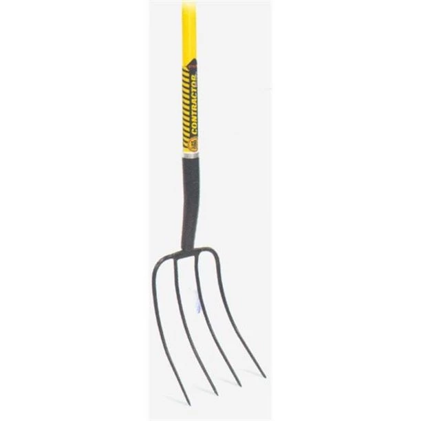 Tru Pro 4-Tine Manure Fork, 9" Spread, 50" Fiberglass Handle w/ 9" Grip | 30320 2 Tru Pro 4-Tine Manure Fork, 9" Spread, 50" Fiberglass Handle w/ 9" Grip | 30320 - Image 2