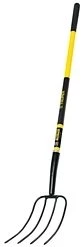 Tru Pro 4-Tine Manure Fork, 9" Spread, 50" Fiberglass Handle w/ 9" Grip | 30320