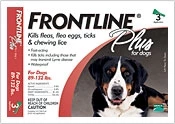 Frontline Plus (3month) Dog 89-132lb