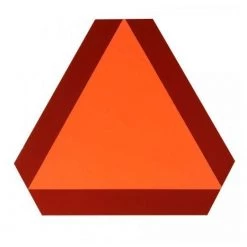 SMV Industries Fluorescent Safety Sign Decal