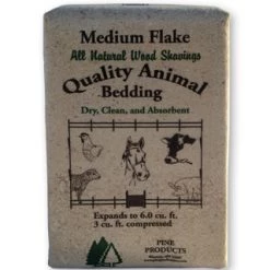 Pine Products Medium Pine Flakes, 3 cu. ft.