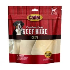Cadet Premium Grade Beef Hide Chips – 1 lb