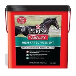 Purina Amplify High-Fat Horse Supplement – 30 lb Tub