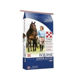 Purina 3003276-506 Equine Senior Active Horse Feed - 50 Lbs