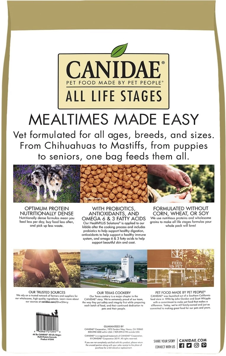 Canidae All Life Stages Dog and Puppy Food - 44 Lbs. 2 Canidae All Life Stages Dog and Puppy Food - 44 Lbs. - Image 2