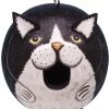 Songbird Essentials Black White Cat Gord-O-Birdhouse