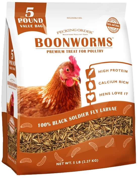 Pecking Order Boonworm Premium Treat for Poultry-5 lb