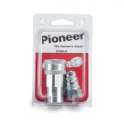 Pioneer 3/8” Complete Coupling (Poppet Valve) 3/8” NPTF (VP4000-3P-CS)